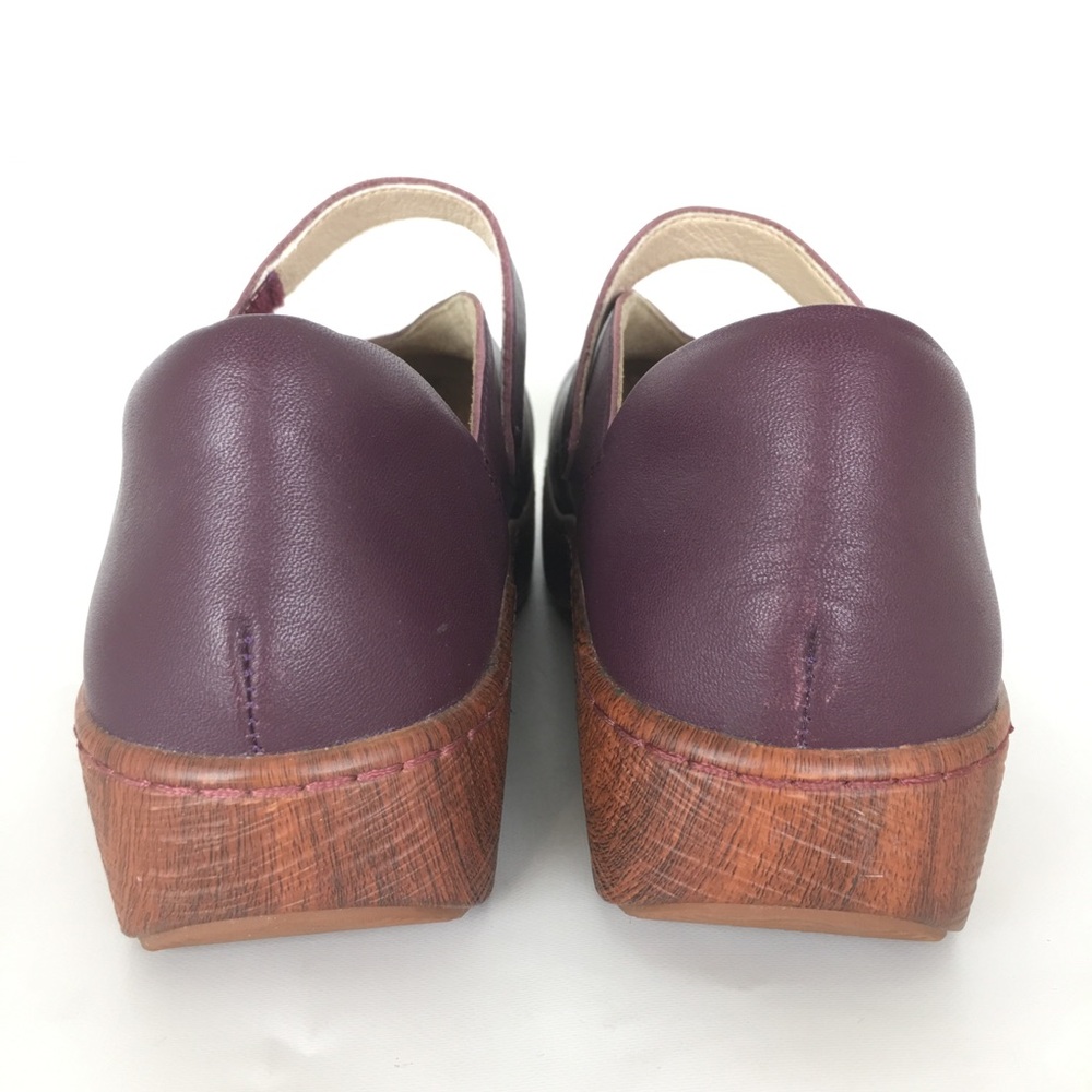 Alegria Opheliah Leather Mary Jane Loafer Shoes Women’s Size 39 Purple OPH-6328 - Picture 9 of 12